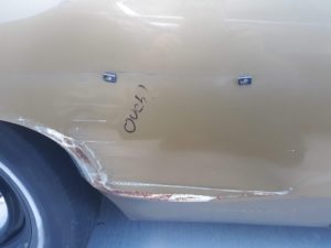 bodywork dent fixed 1972 chevrolet impala 2 door hardtop custom