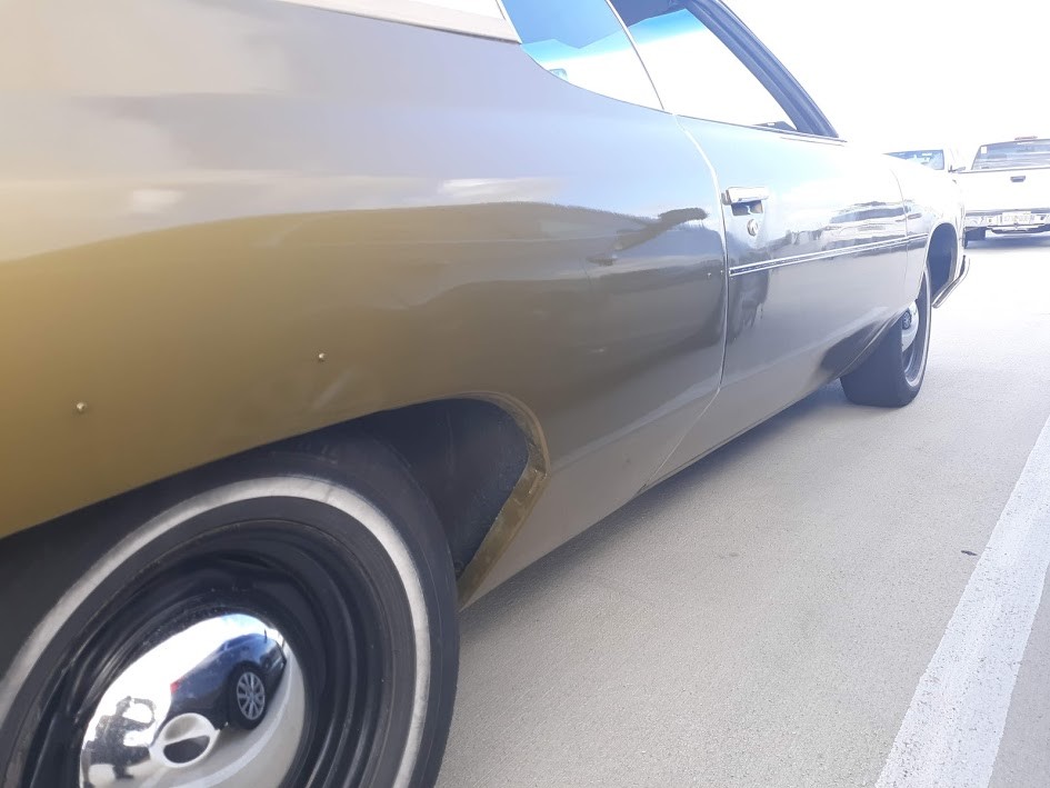 bodywork fixed dent 1972 chevrolet impala 